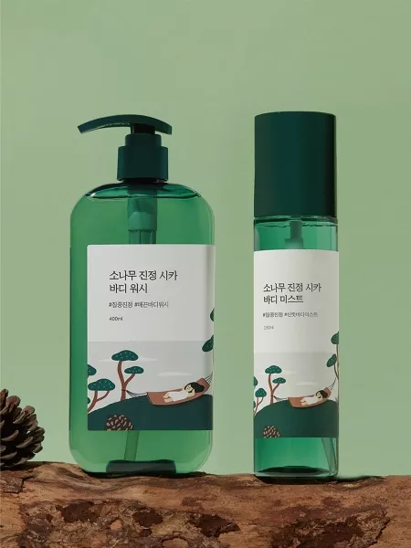 Round Lab Успокаивающий мист для тела с экстрактами сосны и центеллы Pine Calming Cica Body Mist 150 мл