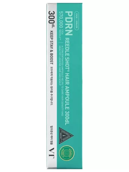 VT Cosmetics Ампула для роста волос с ПДРН и микроиглами PDRN Reedle Shot Hair Ampoule 300dL 15 мл