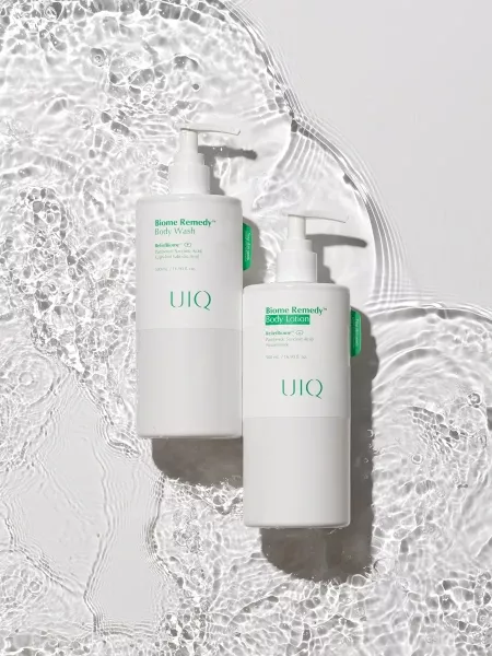 UIQ Легкий успокаивающий лосьон для тела с постбиотиками и пантенолом Biome Remedy Body Lotion 500 мл
